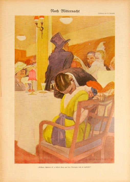 Fashionable Bar On Original Linen Simplicissimus 1913 By Dudovich: Fashionable Bar On Original Linen Simplicissimus 1913 By Dudovich Item Specifics: Size: Small (up to 12in.) Artist: DUDOVICH Style: Art Nouveau Date Of Creation: 1913 Year Of Production: 1913 Width (I