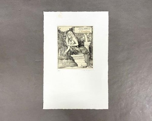 Alphonse Inoue Copper Engraving Ex Libris Etching Print Japanese Art 16 EP: Alphonse Inoue Copper Engraving Ex Libris Etching Print Japanese Art 16 EP Item Specifics: Artist: Alphonse Inoue Subject: Ex Libris / Surrealism Material: Paper Style: Japanese Product Disclaimer: Pl
