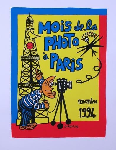 Herve Dirosa Mois De La Photo Paris Exhibition 1994: Herve Dirosa Mois De La Photo Paris Exhibition 1994 Item Specifics: Artist: HERVE DIROSA Unit Of Sale: Single Piece Size: Small Color: Yellow Date Of Creation: 1990-1999 Material: Paper Certificate Of