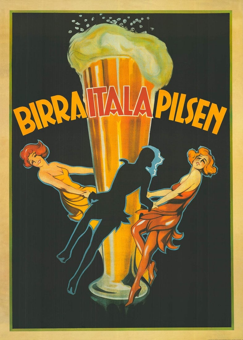 Birra Itala Pilsen 53.25" x 38.25" Offset Lithograph Vin 1998: Birra Itala Pilsen 53.25" x 38.25" Offset Lithograph Vin 1998 Item Specifics: Artist: Leonetto Cappiello Brand: Cappiello Leonetto Exact Year: 1998 Height: 53.25 Item Height: 53.25 Subject: Food Type:
