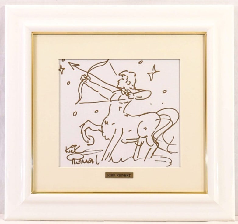Kirk Reinert "Zodiac Sagittarius" Original Drawing Art - Greek Mythology (1 of 10)