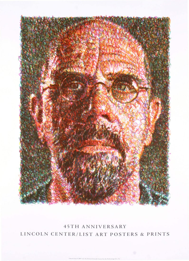CHUCK CLOSE Self Portrait 42" x 30" Lithograph 2007 Realism Brown Multicolor R: CHUCK CLOSE Self Portrait 42" x 30" Lithograph 2007 Realism Brown Multicolor R Item Specifics: Artist: Chuck Close Brand: Close Chuck Country/Region Of Origin: USA Exact Year: 2007 Height: 42 Item Hei