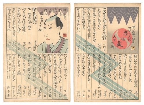 Ichikawa Danjuro VIII Memorial Shini e Woodblock Print 1854 Chushingura: Ichikawa Danjuro VIII Memorial Shini e Woodblock Print 1854 Chushingura Item Specifics: Artist: Unknown Subject: Kabuki Memorial Chushingura Material: Washi Paper Style: Japanese Year Of Production: 1