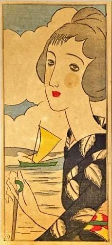 Takehisa Yumeji Woodblock Print Brave Lover 1924 Fujin Graph Kuchie Taisho Roman: Takehisa Yumeji Woodblock Print Brave Lover 1924 Fujin Graph Kuchie Taisho Roman Item Specifics: Artist: Takehisa Yumeji Subject: The Brave Lover / Taisho Roman Figure Material: Washi Paper Style: Jap