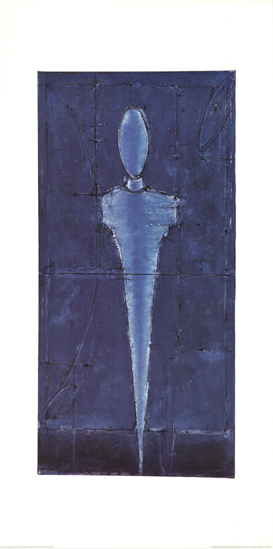 HEINZ FELBERMAIR Untitled 39.25" x 19.75" Offset Lithograph 1999 Contemporary (1 of 4)