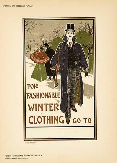 Fashionable Winter Rhead Das Original Stone 1897 Lithograph: Fashionable Winter Rhead Das Original Stone 1897 Lithograph Item Specifics: Artist: RHEAD Style: Art Nouveau Date Of Creation: 1897 Year Of Production: 1897 Width (Inches): 8.25 Subject: Advertising O