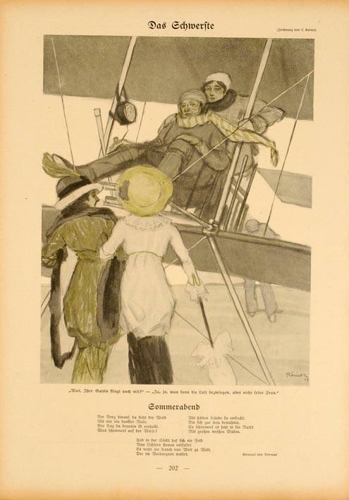 Simplicissimus 1913 By Kainer Airplane On Original Linen: Simplicissimus 1913 By Kainer Airplane On Original Linen Item Specifics: Size: Small (up to 12in.) Artist: KAINER Style: Art Nouveau Date Of Creation: 1913 Year Of Production: 1913 Width (Inches): 11 