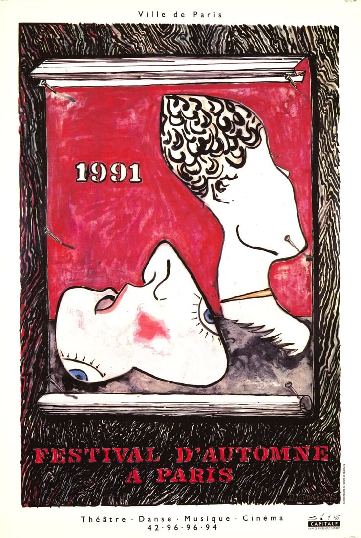Small Version Jasper Johns Paris 1991 Music Danse Festival (1 of 3)