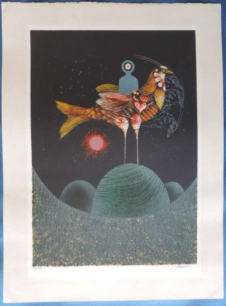 French Art Pierre Jacquot L'Oiseau Color Numbered Signed Lithograph: French Art Pierre Jacquot L'Oiseau Color Numbered Signed Lithograph Item Specifics: Artist: Pierre Jacquot Unit Of Sale: Single Piece Signed By: Pierre Jacquot Image Orientation: Portrait Signed: Yes 