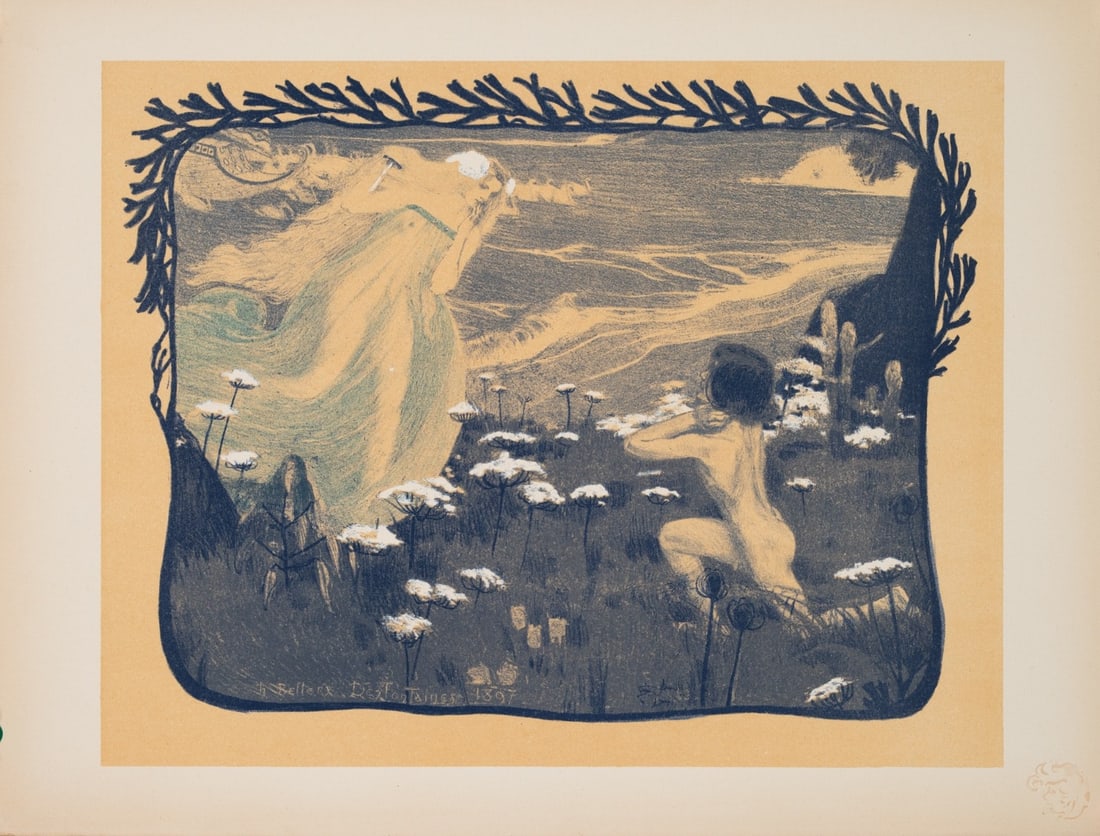 Lestampe Moderne Lillusion 1898 H Bellery-Desfontaines: Lestampe Moderne Lillusion 1898 H Bellery-Desfontaines Item Specifics: Artist: Bellery Bellery-Desfontaines Unit Of Sale: Single Piece Size: Small Color: Yellow Date Of Creation: 1897 Material: Paper 