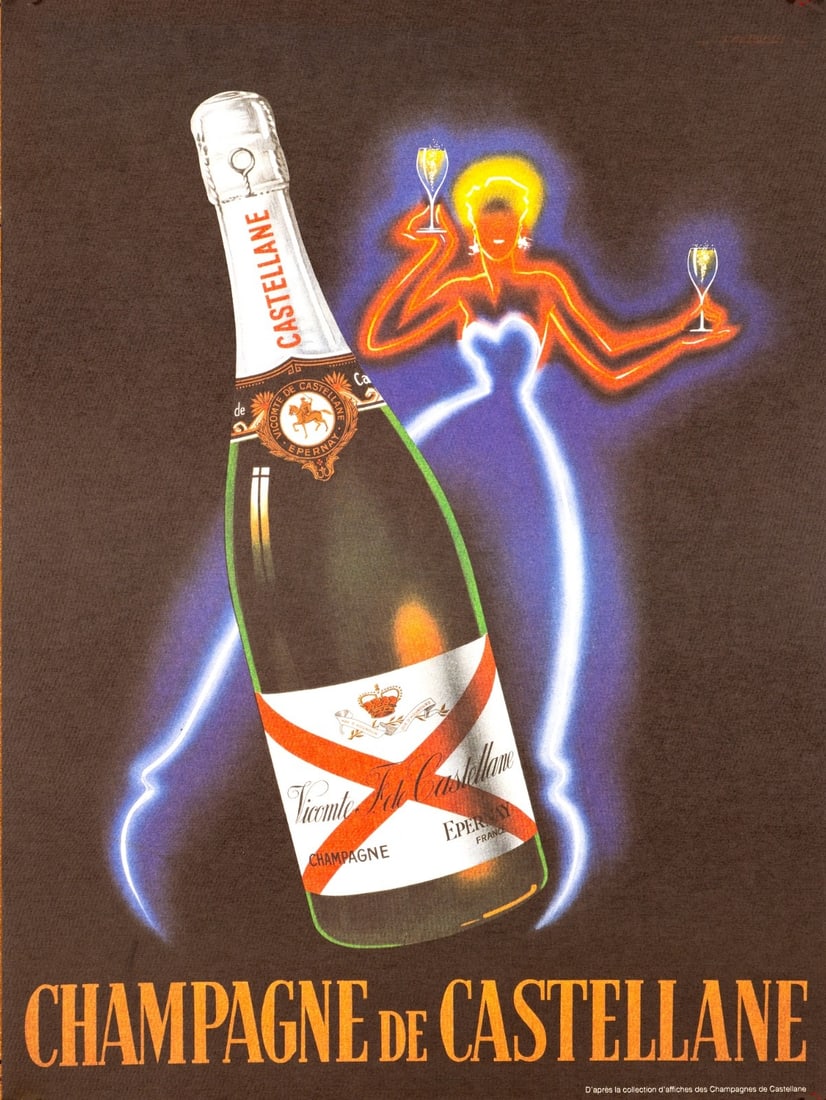 Castellane Poster 16X24 Robert Falcucci 1980 Champagne: Castellane Poster 16X24 Robert Falcucci 1980 Champagne Item Specifics: Artist: Robert Falccuci Unit Of Sale: Single Piece Size: Small Date Of Creation: 1980 Framing: Unframed Region Of Origin: France 