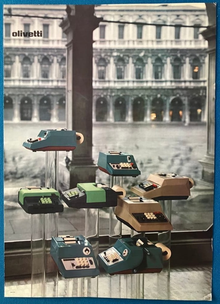 Mario Bellini Era Olivetti Vintage Advertising Poster Italy Calculators 1970s: Mario Bellini Era Olivetti Vintage Advertising Poster Italy Calculators 1970s Item Specifics: Unit Of Sale: Single Piece Artist: Olivetti Signed By: Emilio Notte Image Orientation: Portrait Size: Medi