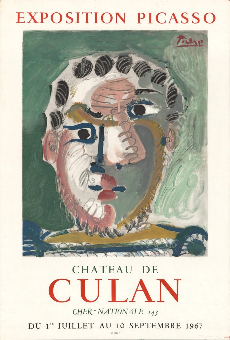 PABLO PICASSO Chateau de Culan 31" x 20.75" Lithograph 1967 Cubism: PABLO PICASSO Chateau de Culan 31" x 20.75" Lithograph 1967 Cubism Item Specifics: Artist: Pablo Picasso Brand: Picasso Pablo Exact Year: 1967 Height: 31 Item Height: 31 Subject: Figures Type: Lithogr