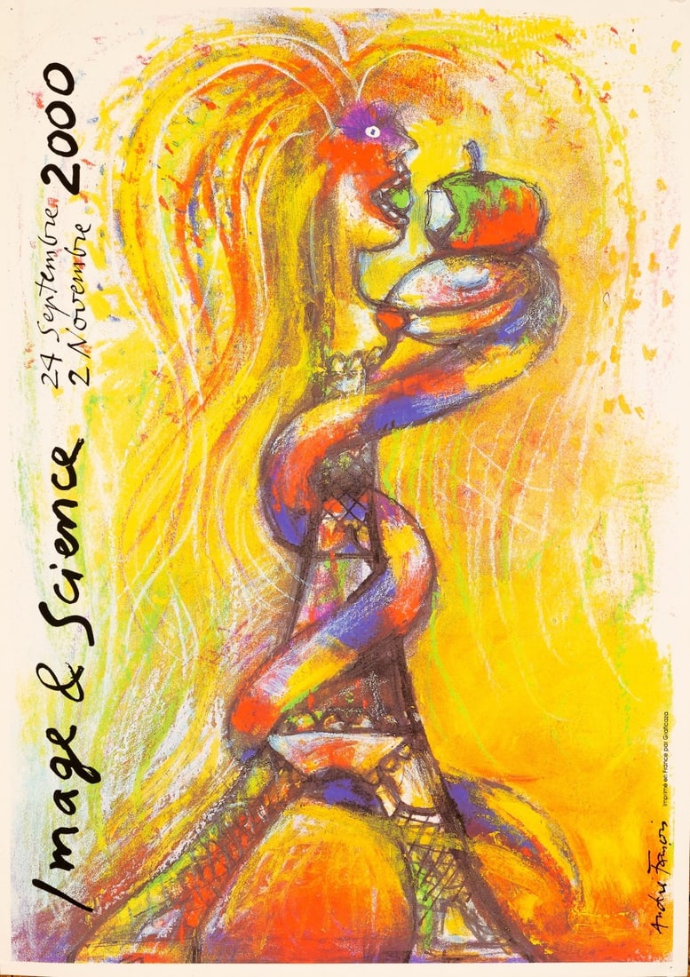 Michel Caza Original Poster Science Image Rare 2000 Andr Francois (1 of 4)