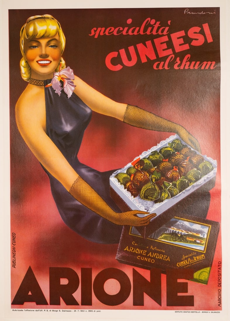 Italian Chocolate Carlo Prandoni 1951 Cuneesi Arione (1 of 7)