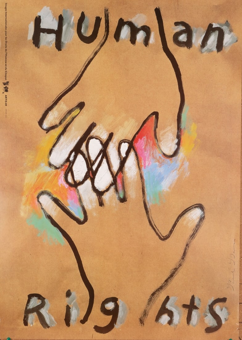 Paul Davis Artis Human Rights Original 89 Poster (1 of 3)
