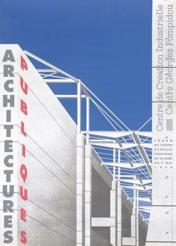 Original Jean Widmer Architecture Publique 1990 J Centre Georege Pompidou (1 of 1)