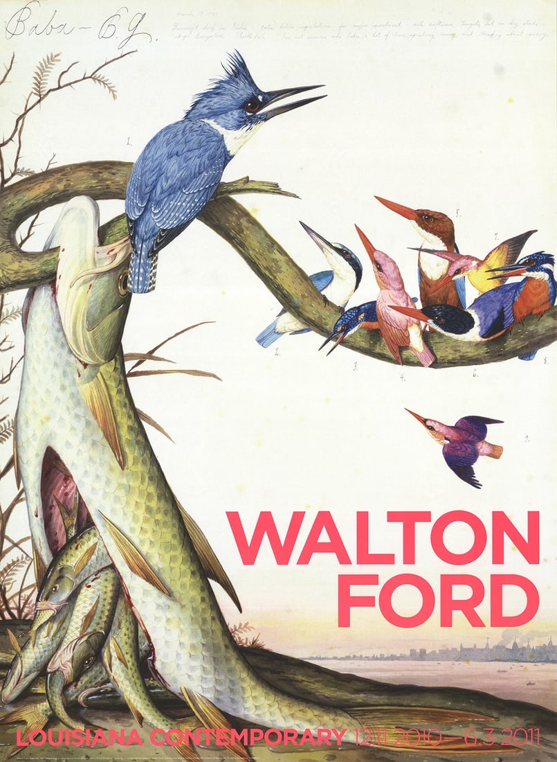 WALTON FORD Baba 33.5" x 24.5" Poster 2010 Contemporary Multicolor (1 of 1)