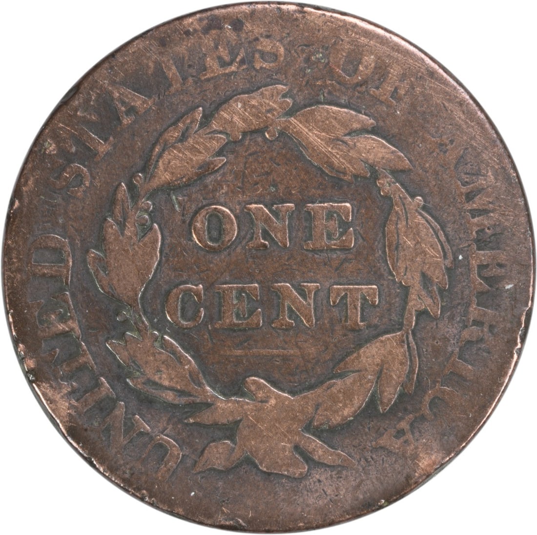 Uncertified Large Cent 1824/ 2 - 2