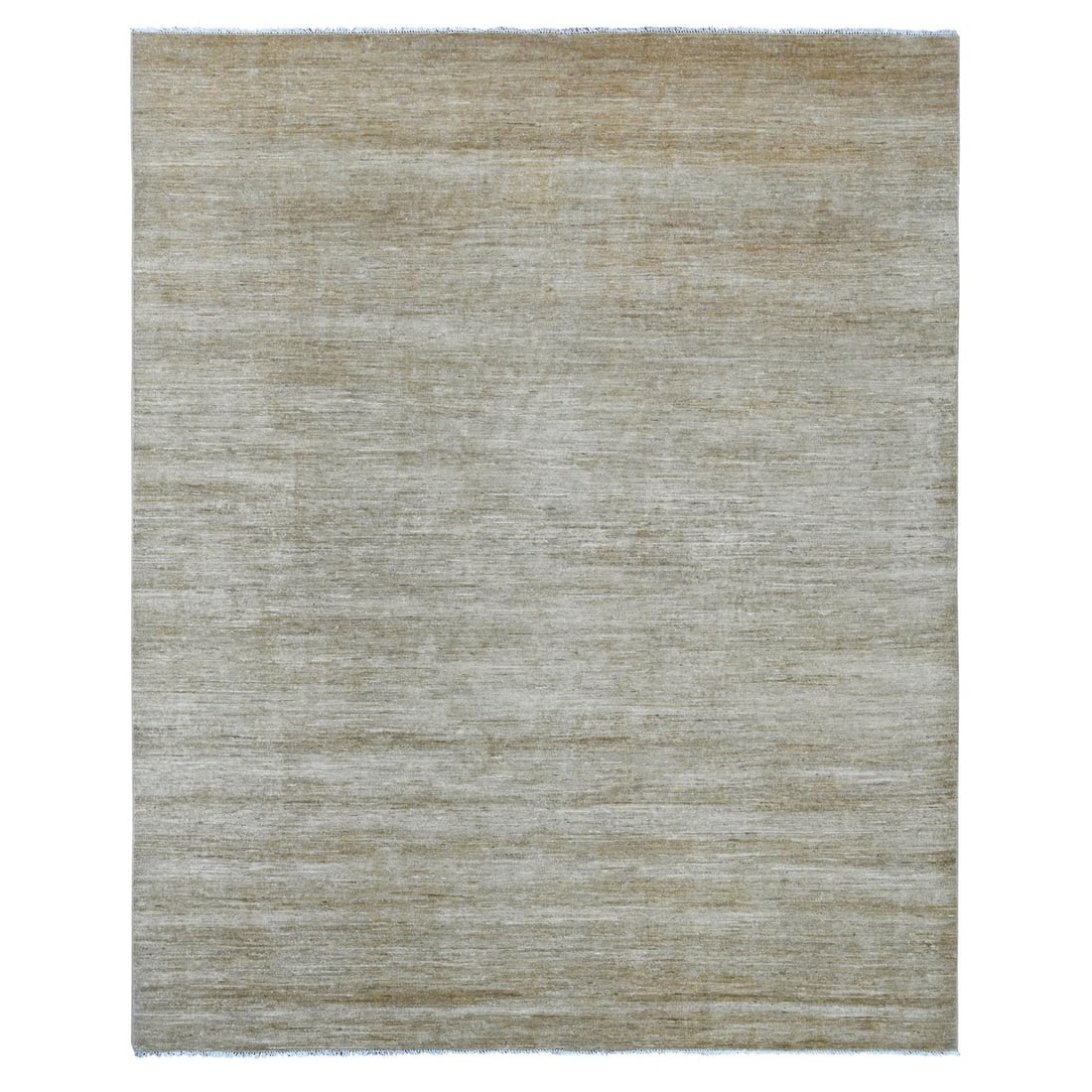 Hand Knotted Ghazni Wool Irish Brown 7 10 9 Pattern Solid Plain Rug: Hand Knotted Ghazni Wool Irish Brown 7 10 9 Pattern Solid Plain Rug Hand-knotted in traditional Ghazni wool, this stunning 7'10" x 9'9" rug boasts a rich, solid brown color that adds warmth and depth