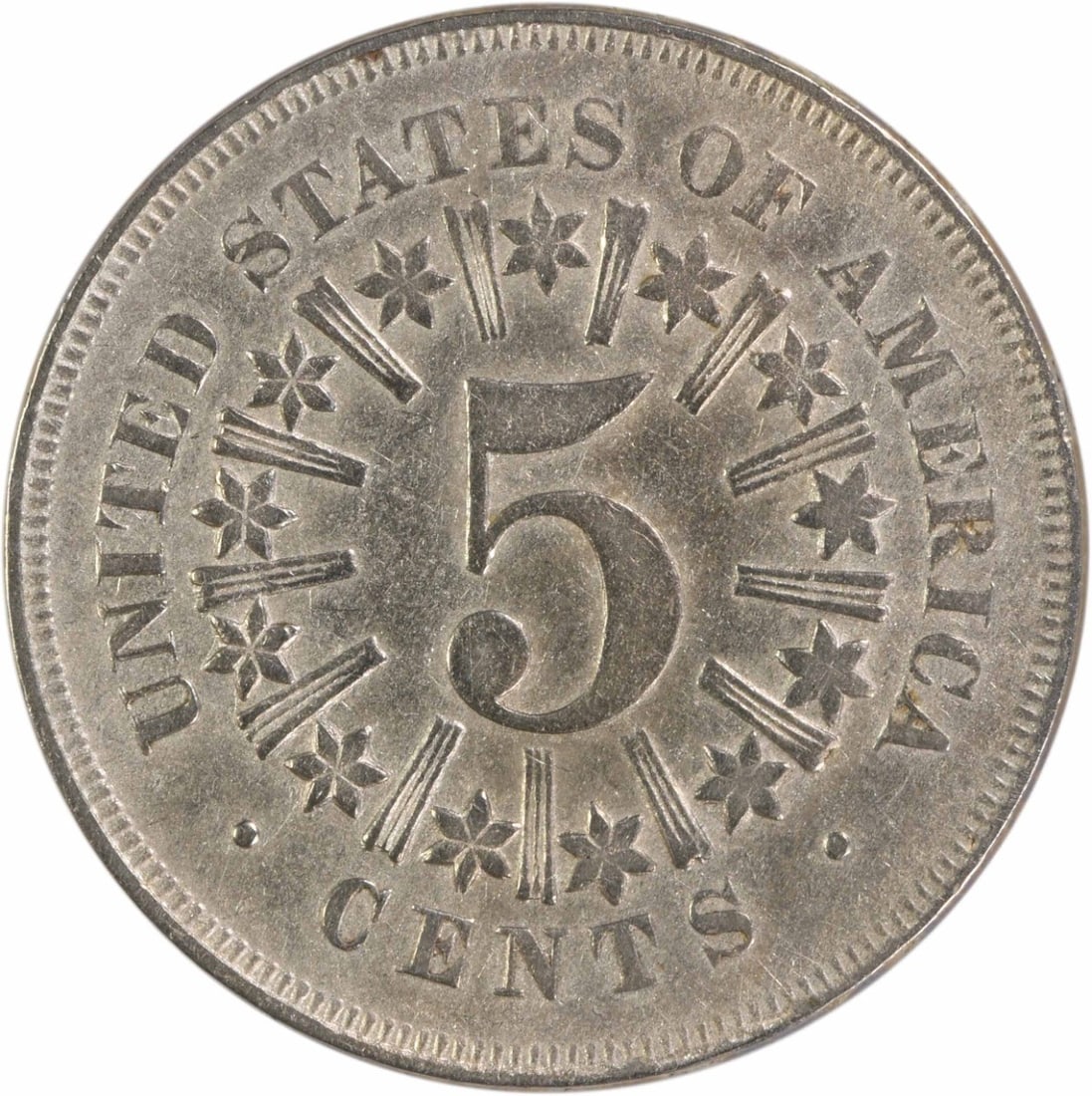 Shield Nickel Rays EF Uncertified - 2