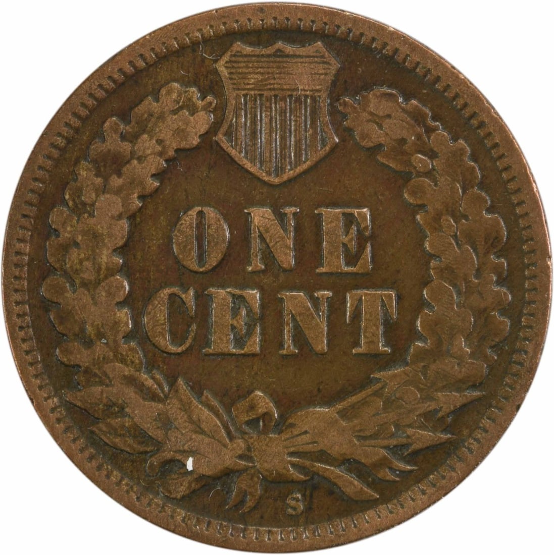 Uncertified VG 1908-S Indian Cent - 2