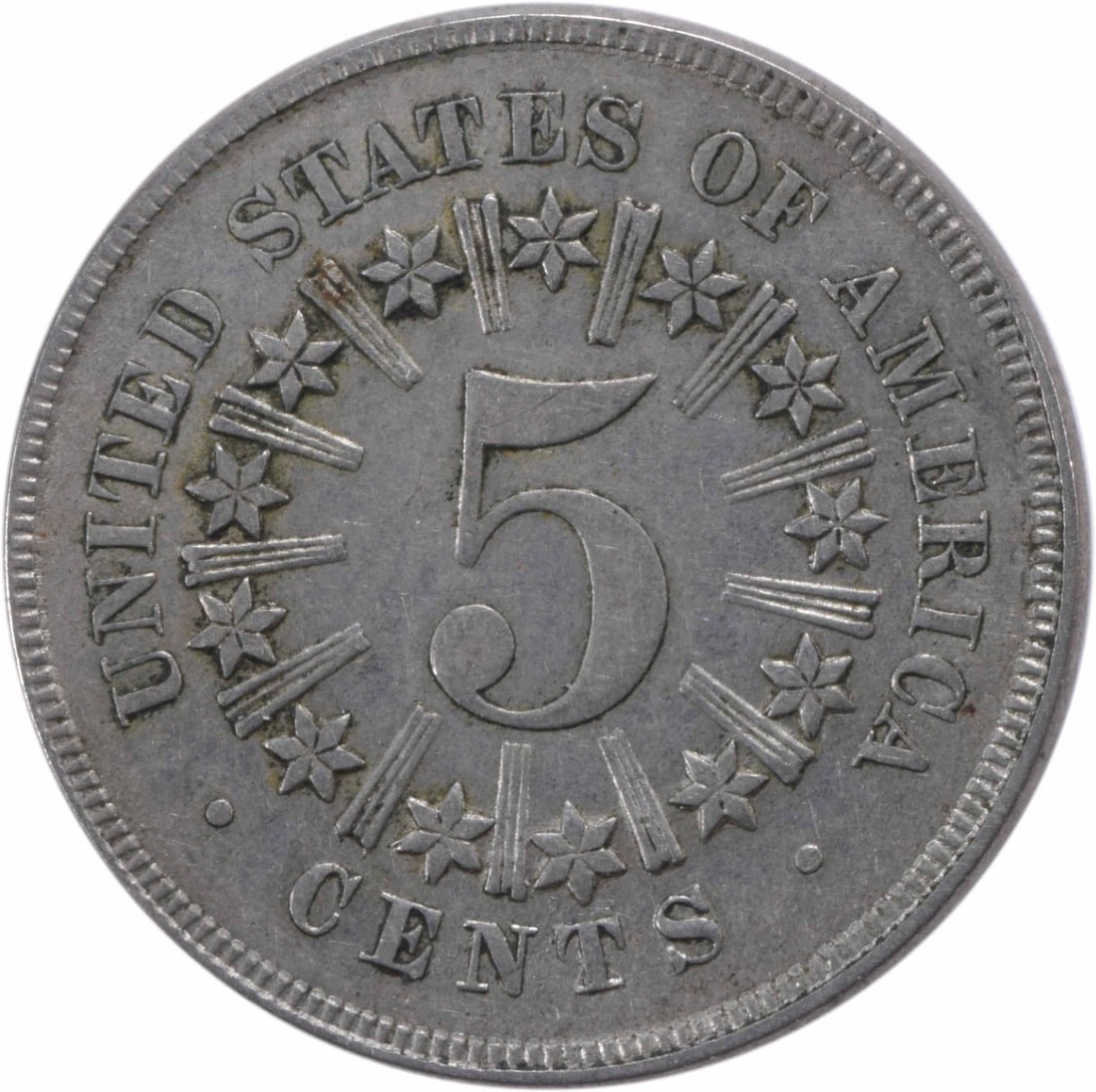 Shield Nickel Rays EF Uncertified - 2