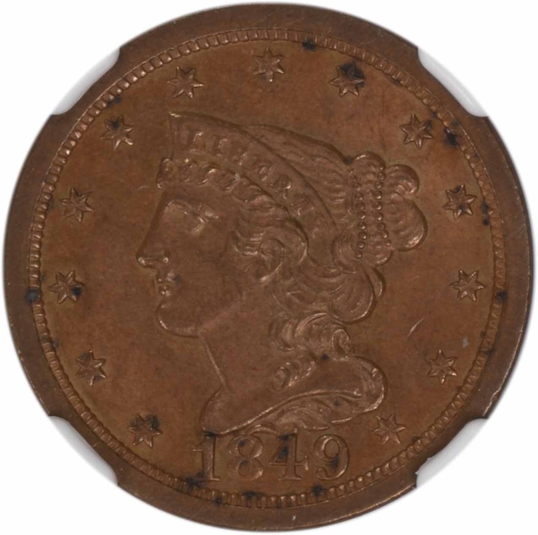 Half Cent MS62BN NGC - 2