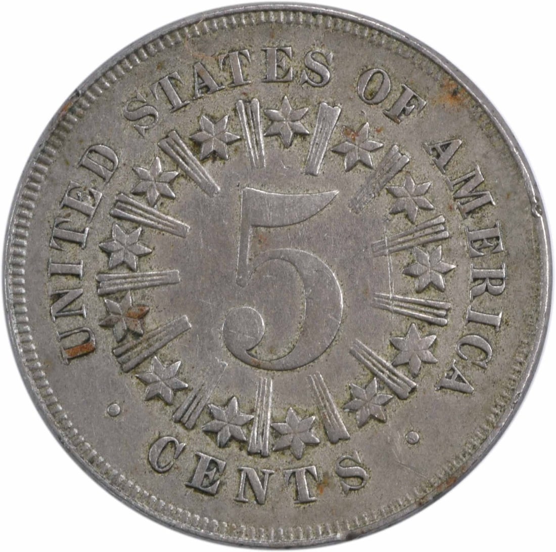 Shield Nickel Rays Choice Rays EF Uncertified - 2