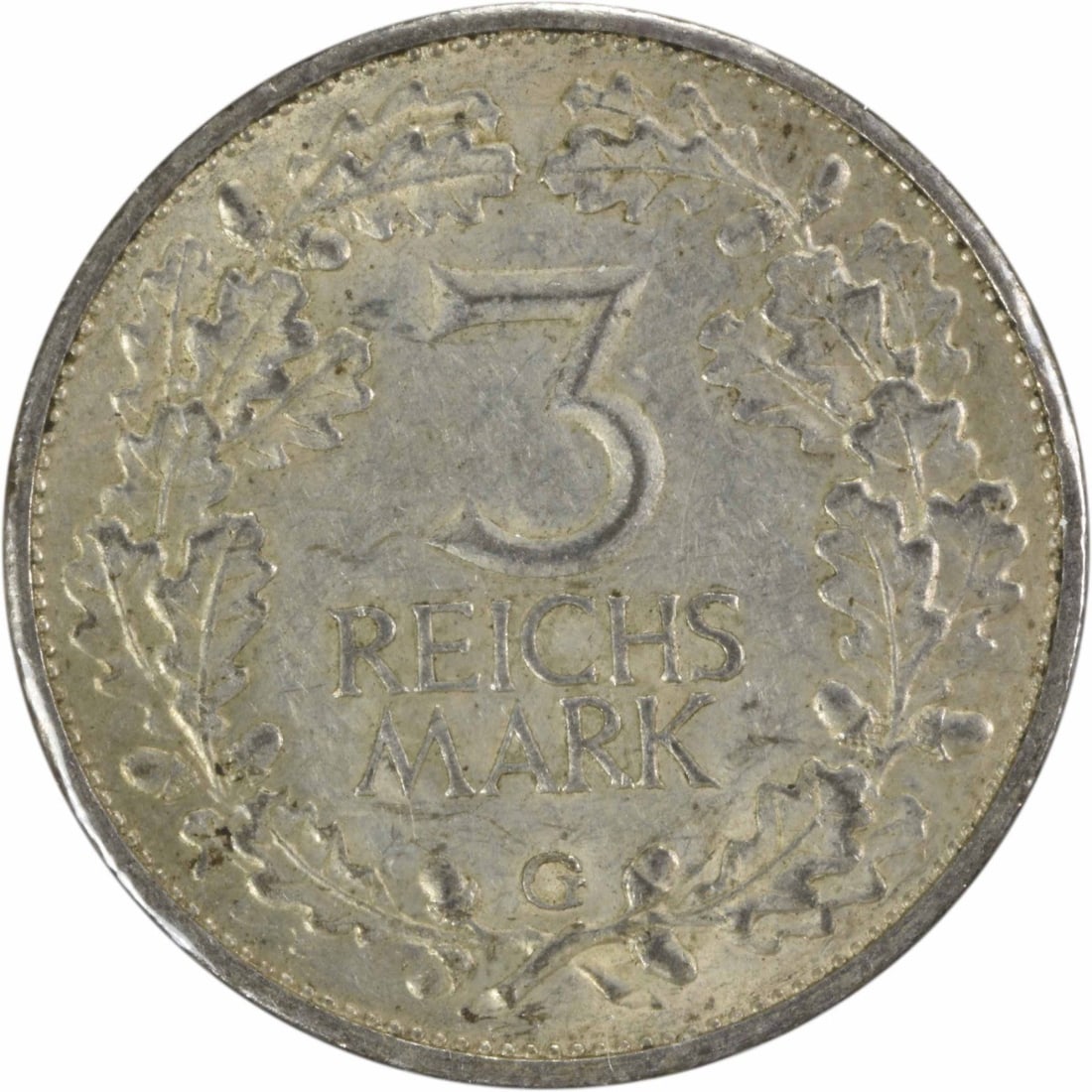 Germany Weimar 3 Mark KM46 1925 AU Uncertified - 2