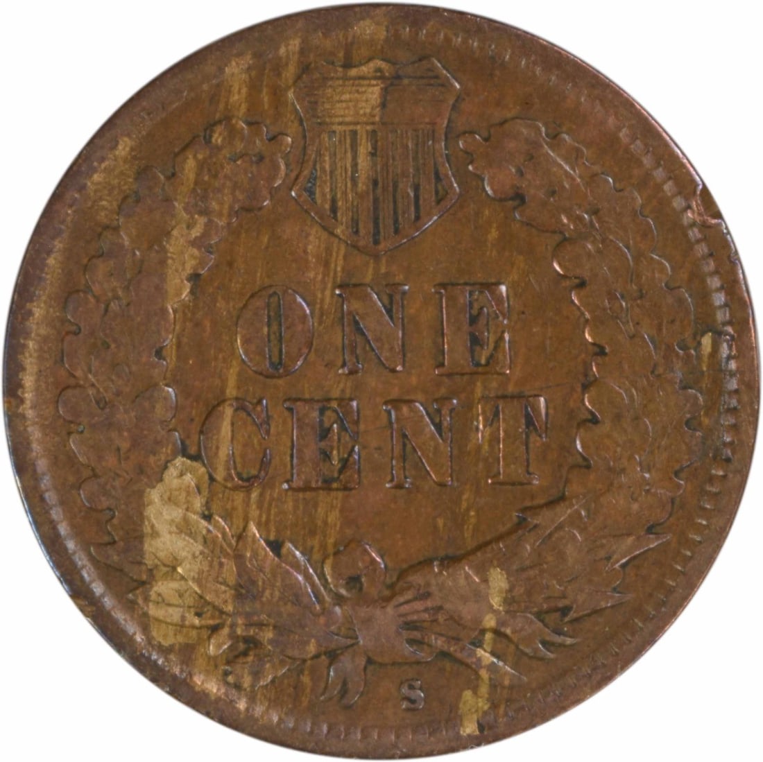 Uncertified VG 1908-S Indian Cent - 2