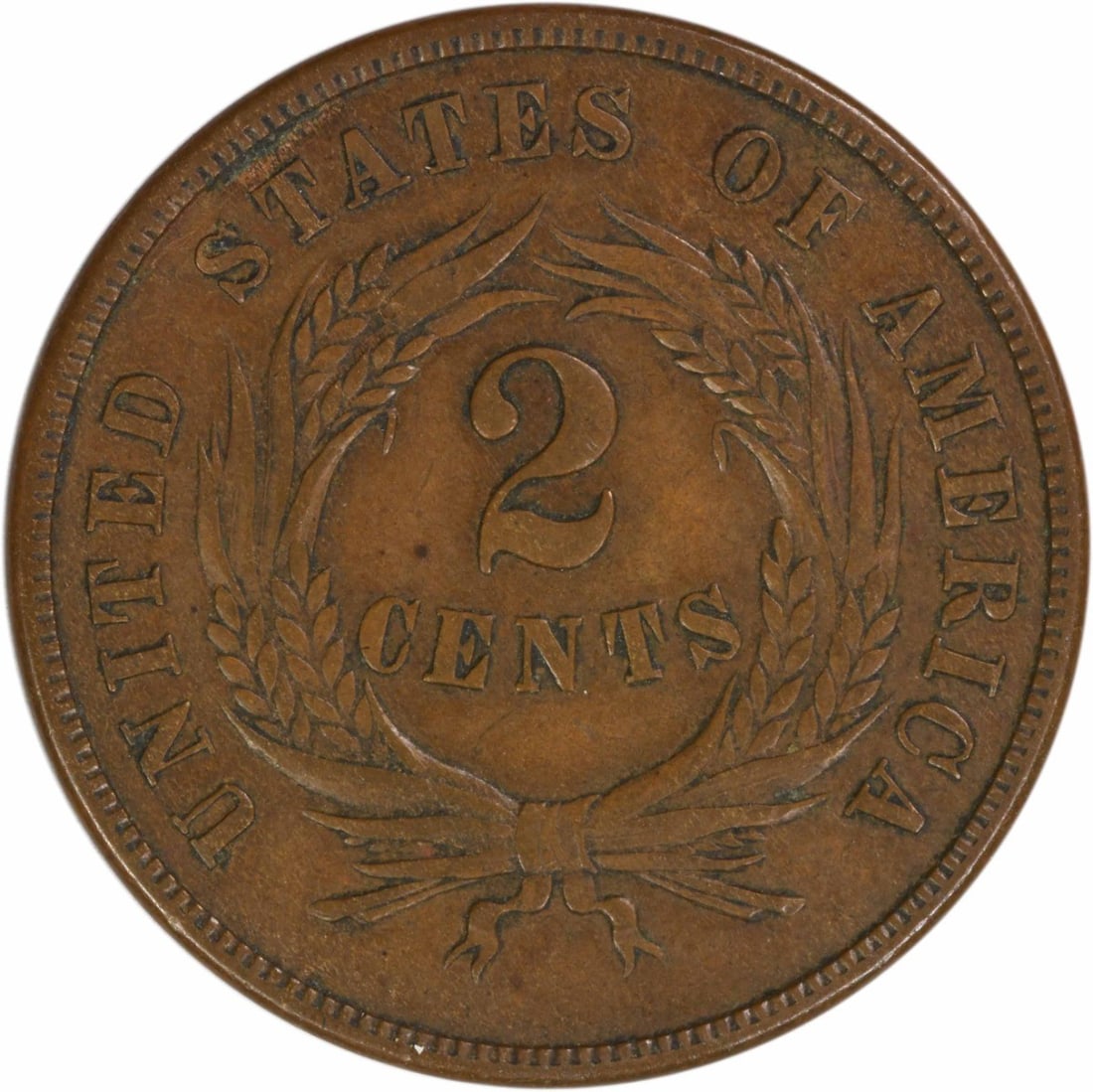 Two Cent Piece 1868 Uncertified - 2