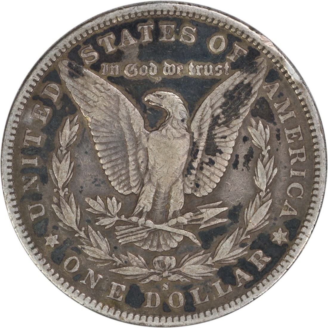 Morgan Silver Dollar 1896-S VF Uncertified - 2