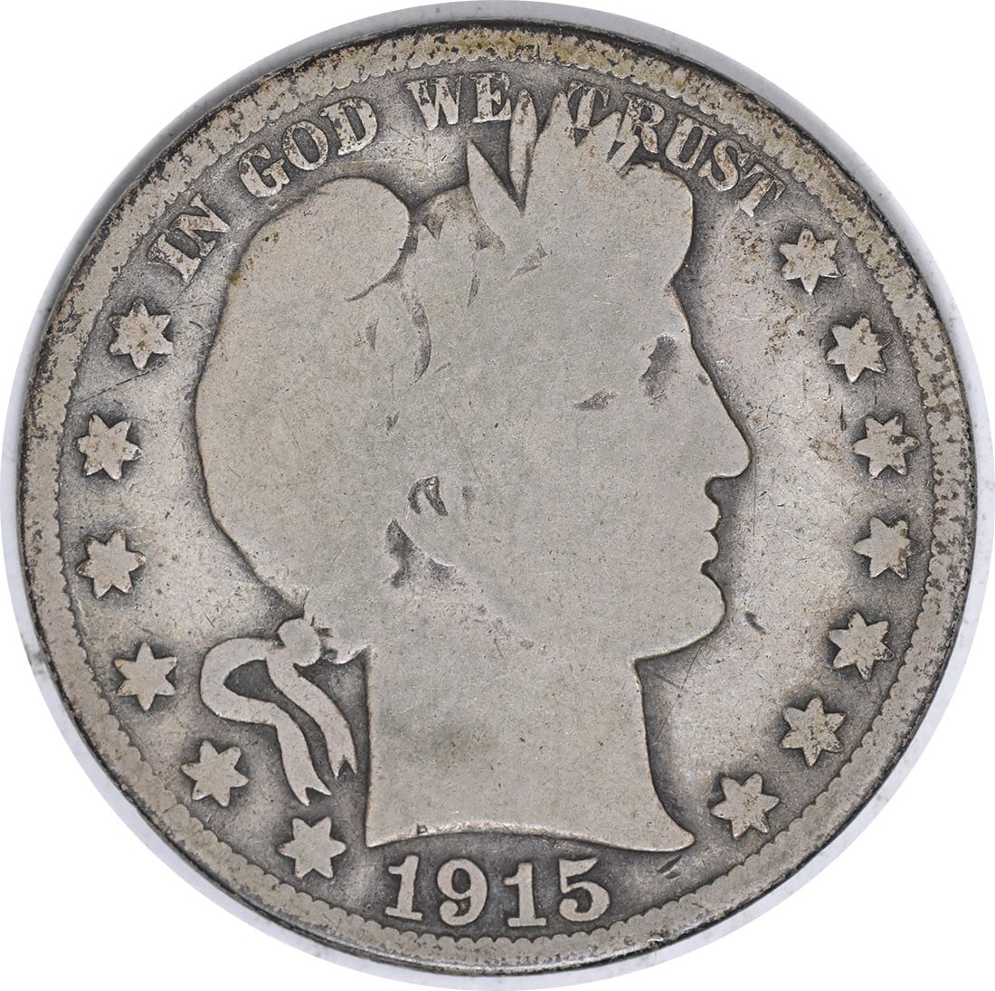 Uncertified Half Dollar 1915 Silver Barber Dollar: Uncertified Half Dollar 1915 Silver Barber Dollar The 1915 Silver Barber Dollar is a historic coin featuring the iconic Barber design, minted in silver and weighing 26.73 grams. With a circulated cond