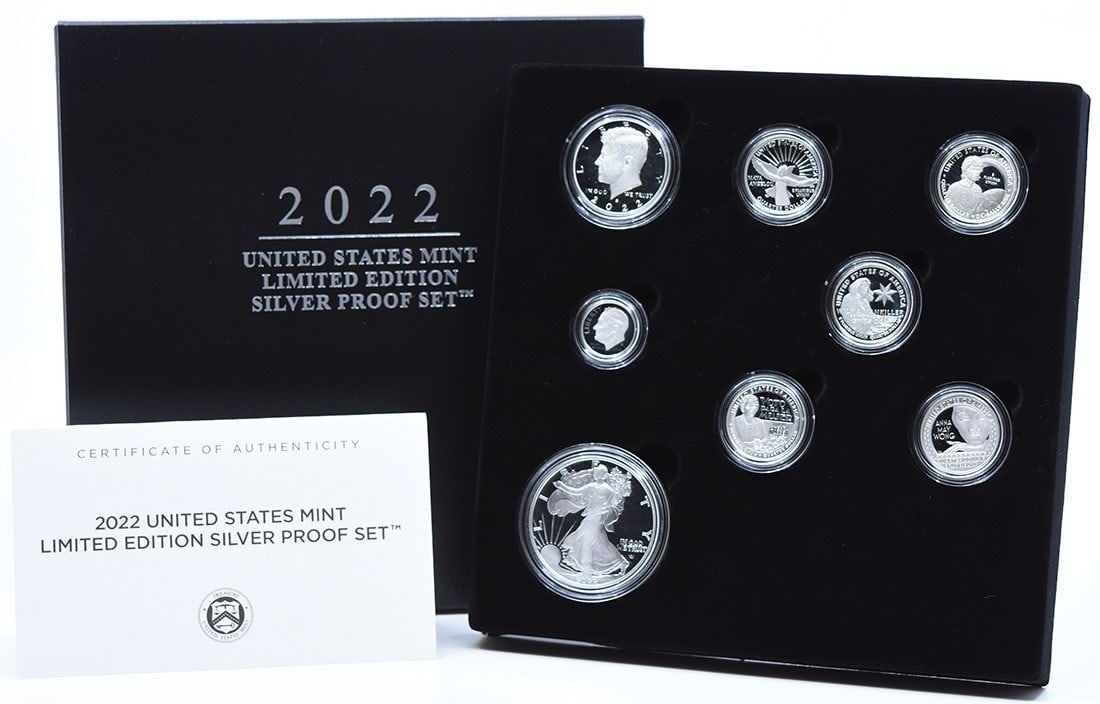 2022 Limited Edition Silver Proof Set in Original Government Packaging: 2022 Limited Edition Silver Proof Set in Original Government Packaging The 2022 Limited Edition Silver Proof Set is a stunning collection of coins, certified and packaged in their original government 