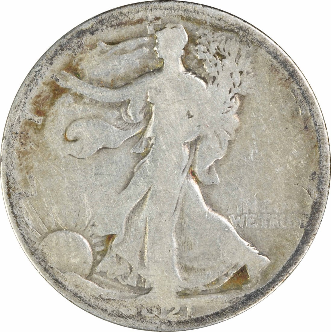 Half dollar G Uncertified 1921-S Walking Liberty Silver: Half dollar G Uncertified 1921-S Walking Liberty Silver The 1921-S Walking Liberty Half Dollar is a stunning example of early 20th-century American coinage, featuring a majestic depiction of Lady Libe