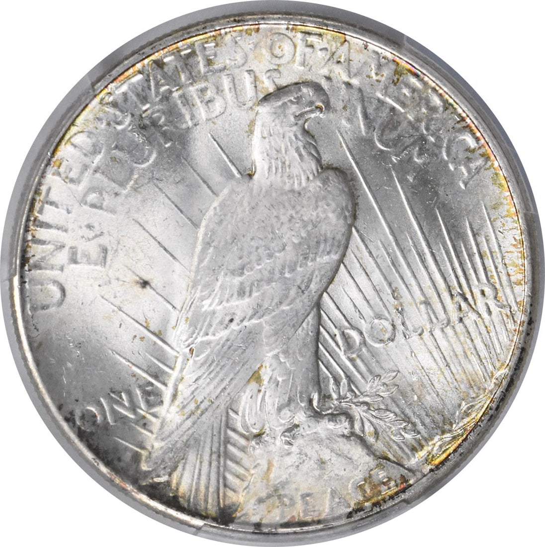 PCGS MS67 Peace Dollar 1925 Silver - 3