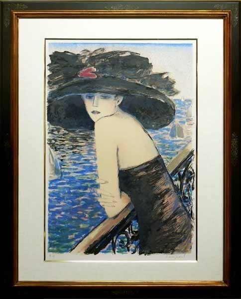 Jean Pierre Cassigneul Signed EA Sauret Lithograph Balcon sur la Mer: Jean Pierre Cassigneul Signed EA Sauret Lithograph Balcon sur la Mer Item Specifics: Unit Of Sale: Single Piece Artist: Jean Pierre Cassigneul Signed By: Jean Pierre Cassigneul Image Orientation: Port