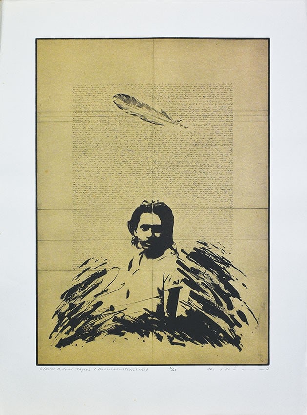 Ikeda Ryoji Copperplate Etching Tribute Ed Signed Antoni Tapies Reincarnation: Ikeda Ryoji Copperplate Etching Tribute Ed Signed Antoni Tapies Reincarnation Item Specifics: Artist: Ryoji Ikeda Subject: Reincarnation (Dedicated to Antoni Tapies) Material: Copperplate Print (Etchi