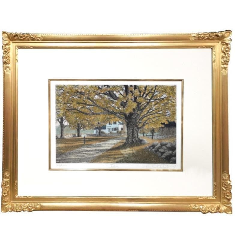Limited signed hand colored etching landscape art framed July Carol Collette: Limited signed hand colored etching landscape art framed July Carol Collette Item Specifics: Unit Of Sale: Single Piece Artist: Carol Collette Signed By: Carol Collette Image Orientation: Landscape Si