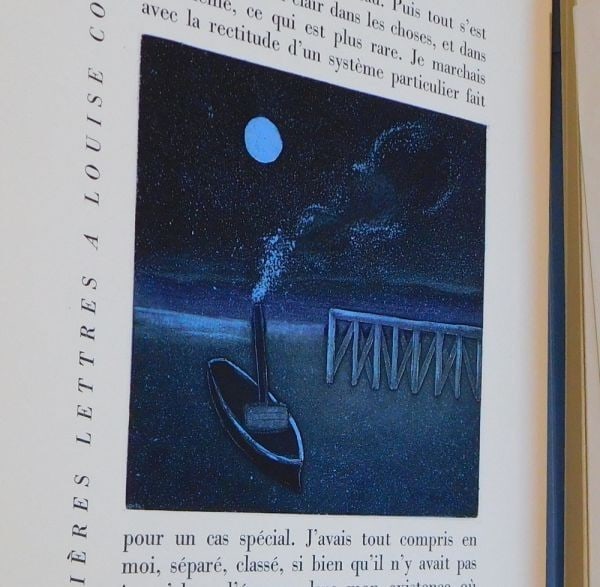 Gustave Flaubert Premires Lettres L.C. 1957 Limited Ed. Rigal Etchings No.32 (1 of 10)