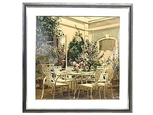 Susan Sahall (American) Original Serigraph/ Silkscreen Art Print Signed Framed (1 of 7)