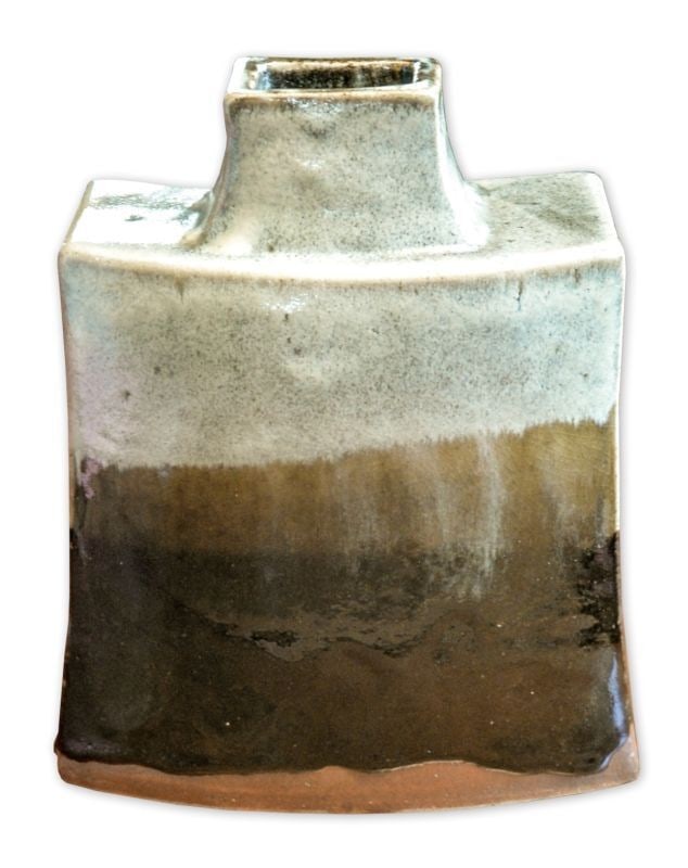 Mingei Studio Pottery Hamada Shoji Kakeai yu Henko Glazed Vase (1 of 1)