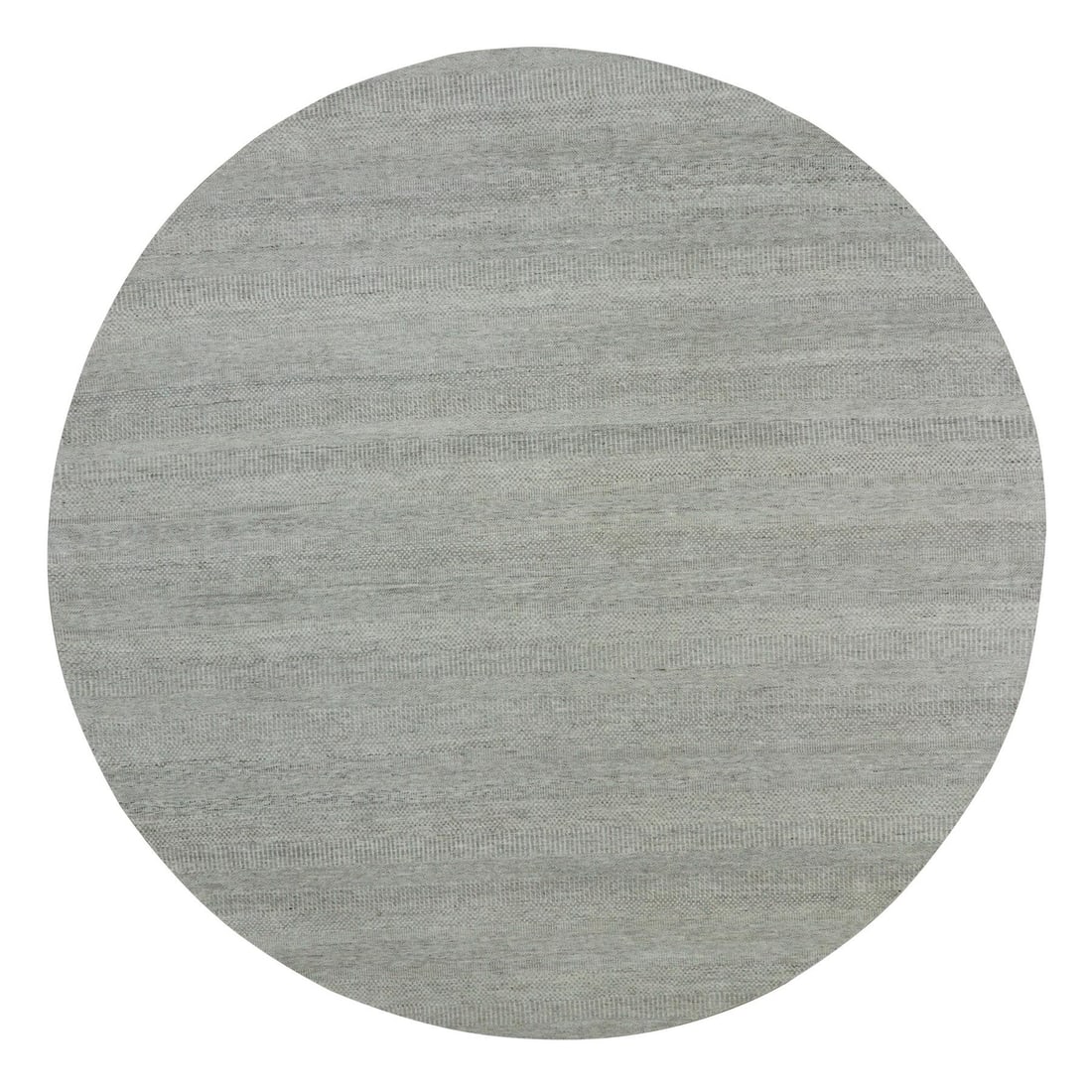 Rustic Gray Hand Knotted Wool Rug Round Undyed 11'x11: Rustic Gray Hand Knotted Wool Rug Round Undyed 11'x11 The Rustic Gray Hand Knotted Wool Rug is a stunning, undyed piece of craftsmanship, measuring 11'2" x 11'3" in a beautiful, natural gray color. Ha