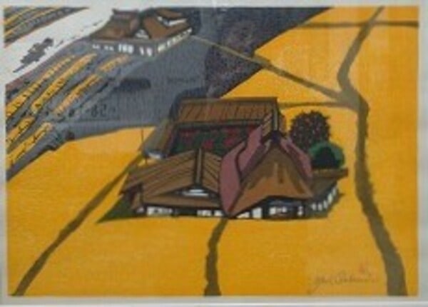 Jun ichiro Sekino Signed Woodblock Print Oiso 1981 Framed Sosaku Hanga: Jun ichiro Sekino Signed Woodblock Print Oiso 1981 Framed Sosaku Hanga Item Specifics: Artist: Jun'ichiro Sekino Subject: Japanese print Material: Paper Style: Japanese Size: 58 x 75.5 cm Year Of Prod