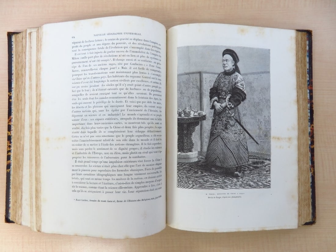 Nouvelle Geographie Universelle Vol. VII L'Asie Orientale 1882 1st Ed Hachette: Nouvelle Geographie Universelle Vol. VII L'Asie Orientale 1882 1st Ed Hachette Item Specifics: Binding: Leather Language: French Special Attributes: 1st Edition Author: Elisee Reclus Region: Europe Pu
