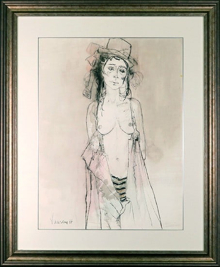Jansem Original Nude Woman Signed Figurative Art Drawing Large: Jansem Original Nude Woman Signed Figurative Art Drawing Large Item Specifics: Artist: Jean Jansem Unit Of Sale: Single Piece Signed By: Jean Jansem Size: Large Signed: Yes Material: Paper Framing: Fr