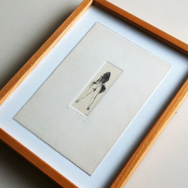 Mutsumi Yamamoto Signed Etching Artist Proof EA Framed Japanese Print Art: Mutsumi Yamamoto Signed Etching Artist Proof EA Framed Japanese Print Art Item Specifics: Artist: Mutsumi Yamamoto Subject: Modern Art Material: Paper Style: Japanese Size: 8.8 x 2.8 cm Product Discla