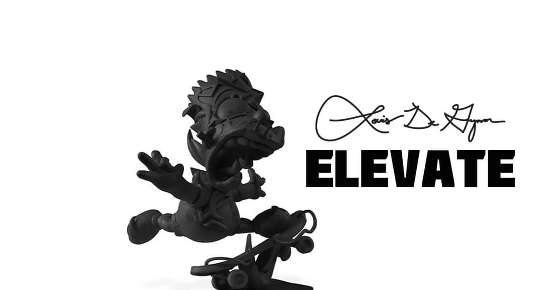 Louis De Guzman "Elevate" Black Vinyl Figure Signed Original Box ED500: Louis De Guzman "Elevate" Black Vinyl Figure Signed Original Box ED500 Item Specifics: Artist: Louis De Guzman Type: Sculpture Signed By: Louis De Guzman Original/Licensed Reproduction: Original Size: