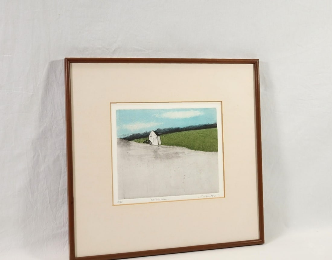 Annapia Antonini Eclaircie Etching Signed Limited 75 Landscape Art - 4